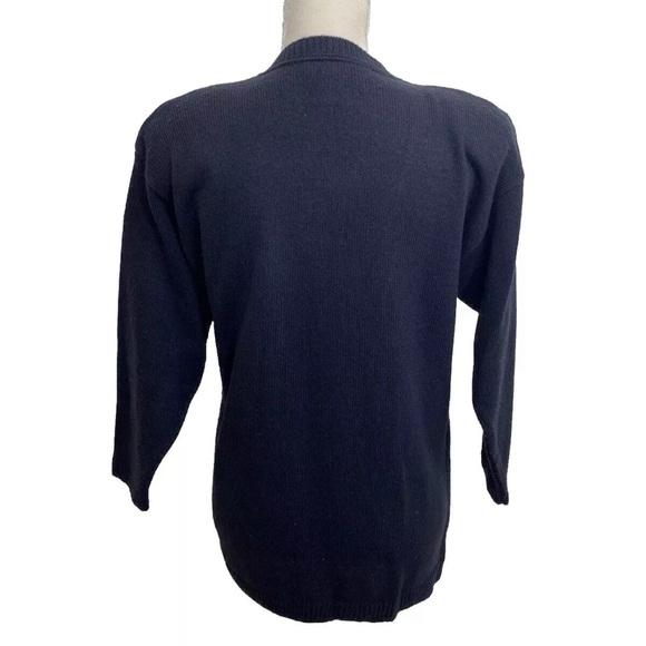 Norton McNaughton Dark Academia Cardigan Sweater SMALL Loose V Neck Long - Picture 3 of 9